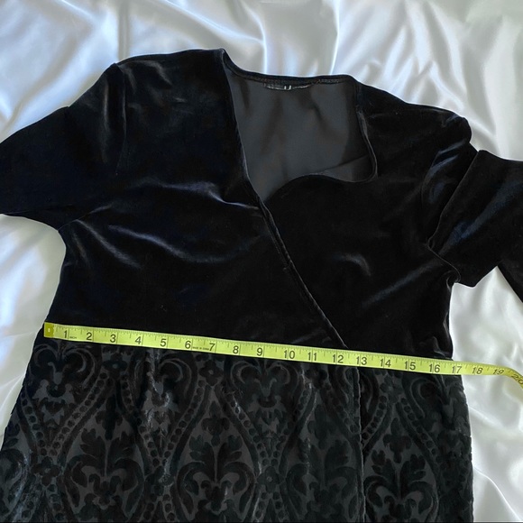 Vintage Carole Little Long Velvet Dress - Picture 7 of 10